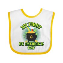 Inktastic My First St. Patrick's Day Boys or Girls Baby Bib