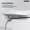 thumbnail image 5 of HOROW Smart Elongated  Bidet Toilet Seat With Heated and Dryer Model Self-Cleaning Nozzle B0403, 5 of 13