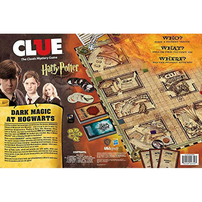 Universal Studios Clue Harry Potter Mystery Board Game New Sealed – I Love  Characters