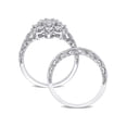 thumbnail image 4 of Everly Women's Diamond Sterling Silver Bridal Set, 4 of 7