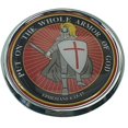 thumbnail image 1 of Armor of God Metal Chrome Emblem, 1 of 3