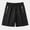 Black, variant on YLSDY Mens Cotton Linen Shorts Shorts Waist Athletic Shorts Summer Quick Dry Beach Gym Workout Running Casual Shorts Black XXXL