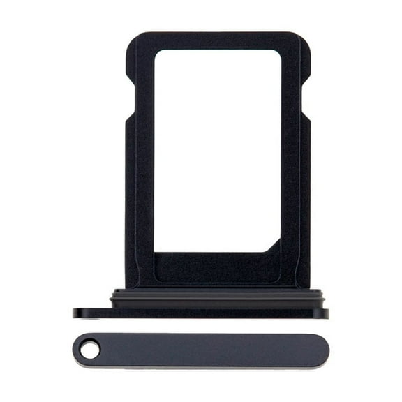 Replacement Single Sim Card Tray For Apple iPhone 12 (A2402) / iPhone 13 (A2631) - Midnight / Black