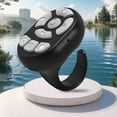 thumbnail image 5 of Wireless Bluetooth Finger Remote Control - Ring-Shaped Selfie Shutter, Page Turner for eBooks & Videos, Compatible with iOS Android, 10m Range, 48H Battery Life, 5 of 9
