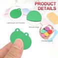 thumbnail image 3 of Uxcell Metal Round Stamping Blanks Tags Blank Tag with Hole for Engraving Green, 3 of 7