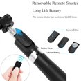 thumbnail image 4 of Selfie Stick Trípode Bluetooth Control Remoto Inalámbrico Para Teléfono negro Sunnimix, 4 of 8