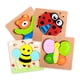 thumbnail image 1 of Rompecabezas de madera para niños pequeños de 1 a 2 años, regalos de Navidad, regalos de invierno para niños, liquidación de Navidad, liquidación de Navidad, juguetes educativos para niñas, 1 of 6