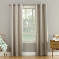 Sun Zero Arya Room Darkening Grommet Curtain Panel