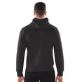 thumbnail image 2 of Men's-Starter  Black San Diego Padres Classic Distressed Full-Zip Hoodie, 2 of 2