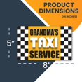 thumbnail image 2 of Magnet Me Up Grandma's Taxi Service Magnet Decal, 5x8 Inches, Vinyl Automotive Magnet, 2 of 7