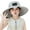 Gray, variant on Solar Power Fan Sun Hat for Child, Children UV Protection Summer Sun Hat, Cooling Sun Hat for Child for Campaign Outdoor Sports Fishing
