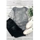 thumbnail image 1 of ABPHQTO Camiseta Mujer Manga Corta Gris Leopardo Blanqueado, 1 of 5