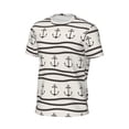 thumbnail image 5 of Rocae Anchors and Ropes for Men's Mesh Quick-Dry Short Sleeve Workout T-Shirt,Mens Crew Neck Tee Lightweight Soft Classic T Shirts 4X-Large, 5 of 9