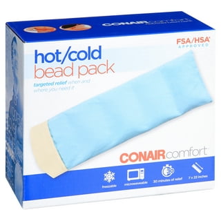 ConairComfort Massaging Heating Pad, Soothing Heat and Relaxing, 2  Adjustable Straps, Blue HP08FWX