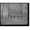 thumbnail image 2 of Historic Framed Print, [Pavilion IX, West Lawn, University of Virginia], 17-7/8" x 21-7/8", 2 of 9