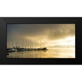 thumbnail image 2 of Head, Danny 18x11 Black Modern Framed Museum Art Print Titled - Marina Morning II, 2 of 5