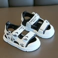 thumbnail image 2 of WUANDIXFA Toddler Boys Girls Athletic Sandals Summer Outdoor Open Toe Sport Shoes Breathable Soft Sole Lightweight Water Shoes (Black, 6.5), 2 of 7