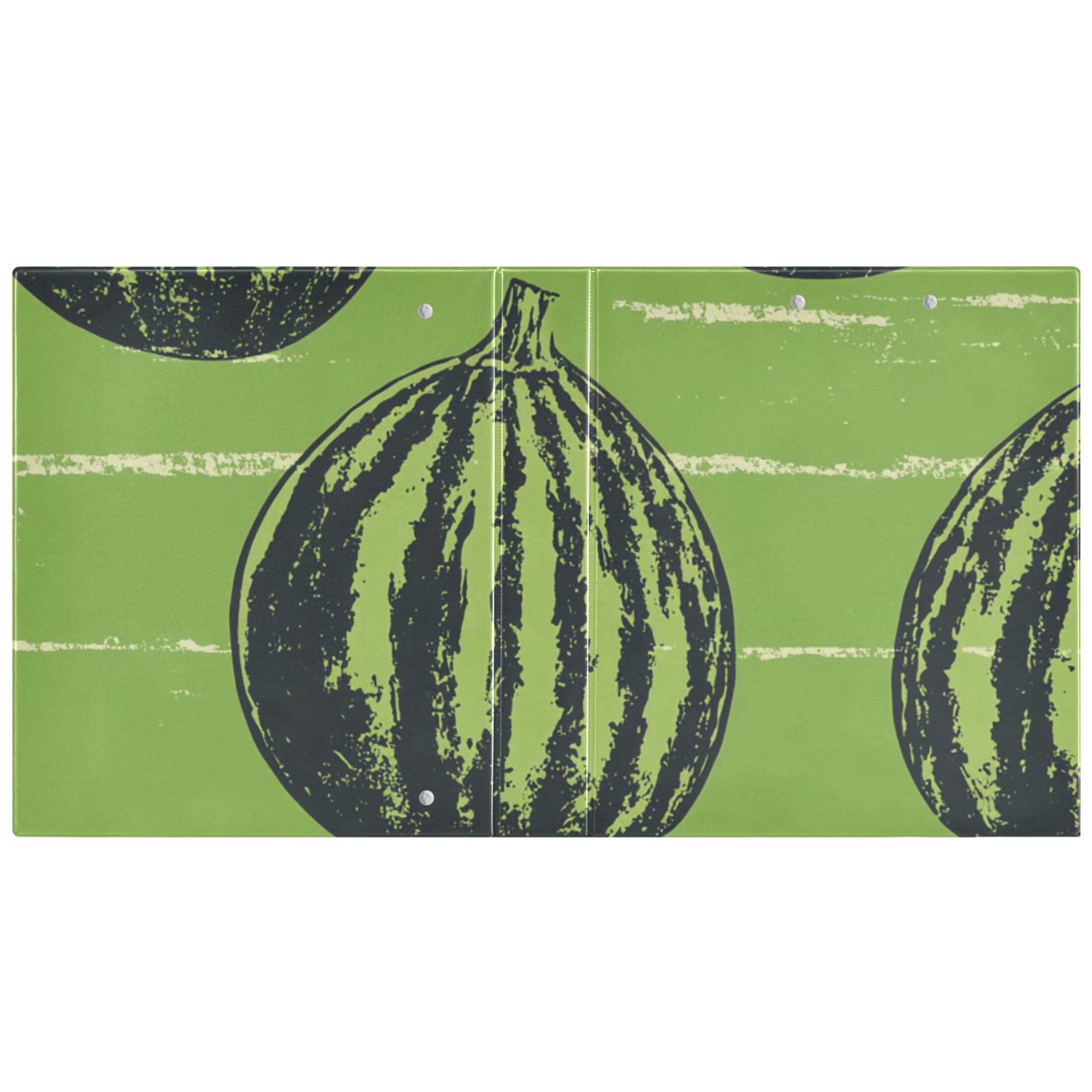 Watermelons 3 Ring Binders 1.5 inch Hardcover File Folders with Interior Pockets A4 Size Organizer for School Office Hospital Set of 2