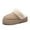SAND, variant on Women's Waterproof Platform Slippers Genuine Suede Fuzzy Easy-Cozy Memory Foam Shoes for Indoor & Outdoor