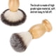 thumbnail image 4 of JUEGO DE AFEITADO DE BARBA PARBRE, CUENCO DE ACERO INOXIDABLE, SOPORTE, CEPILLO, HERRAMIENTA PARA BIGOTA PARA EL CUIDADO, 4 of 7