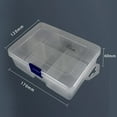 thumbnail image 1 of Boîte de Rangement en Plastique à Compartiments Réglables 6-10 Grilles Étui à Vis Organisateur, 1 of 7