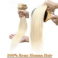 thumbnail image 6 of SEGO Clip in Hair Extensions Human Hair 100% Real Remy Hair 10-24 inch Full Head Thick Hair Pieces Silky Straight Balayage Hair Cleanrance, 6 of 9