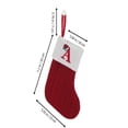 thumbnail image 3 of Christmas Ornaments Knitted Hosiery Wool Hosiery Embroidered Dog's Paw Snowflake Children's Candy Gift Bag red Christmas Stocking Gift Bag Christmas Tree Ornaments, 3 of 19