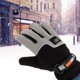 thumbnail image 3 of Hombres Invierno Cálido Vellón Térmico Motocicleta Esquí Nieve Snowboard Guantes Volver, 3 of 6