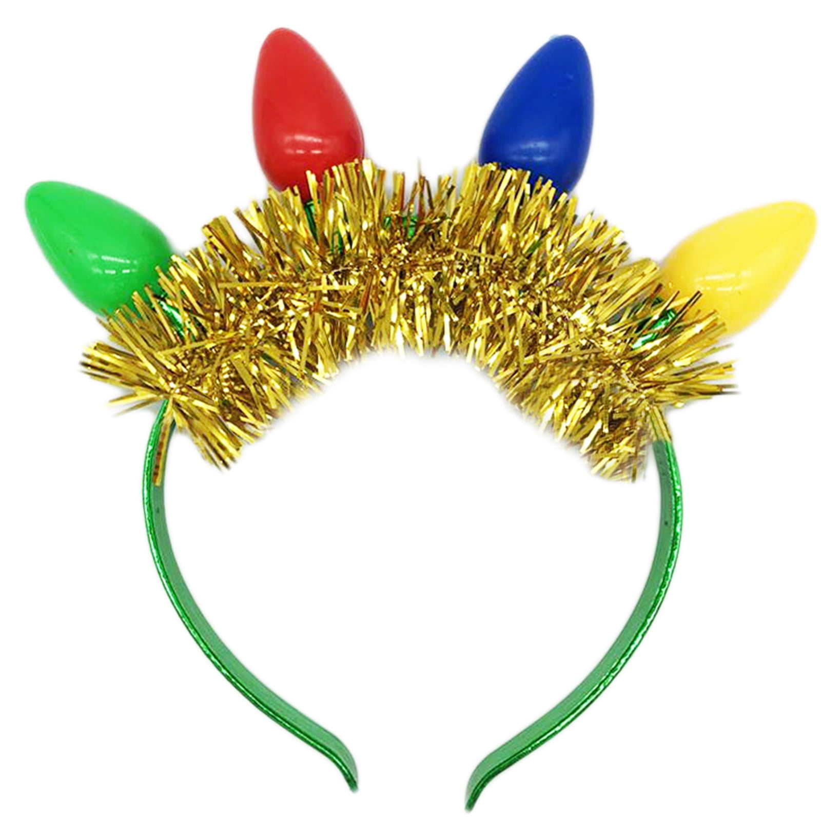 Cute Christmas LED Headband with Light Luminous Bulb Hair 