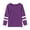 Dark Purple, variant on Bmisegm Tops For Girls Long Sleeve T-Shirt With Childrens Crew Neck Top Comfortable Tunic Basic Tee For Everyday Wear Girls Long Sleeve Shirts 5-6 Years 6Y