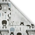 thumbnail image 6 of Ambesonne Scandinavian Valance & Curtain, Longboats Viking Folk, 55"x30", Black Pale Blue Grey, 6 of 7