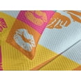 thumbnail image 4 of Ambesonne Modern Quilted Bedspread Set 3 Pcs, Fashion Kiss Love Design, King Size, Multicolor, 4 of 5