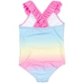 thumbnail image 2 of Traje de baño Bluey & Bingo para niñas pequeñas rosa/azul 4T, 2 of 6