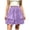 01 Purple, variant on Fewfanhot Womens Skirts Double Layer Pleated Skirt High Waisted Athletic Skort Cute Cheer Skirts Golf Sports