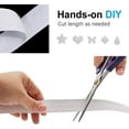 thumbnail image 3 of BTideas Cinta Autoadhesiva de Gancho y Bucle, Tiras Blancas con Adhesivo Resistente, 26,24 Pies x 0,78 Pulgadas, 3 of 6