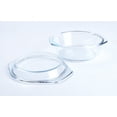 thumbnail image 2 of Round Tempered Glass Casserole Dish with Glass Lid - 0.65Liter, 2 of 6