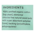 thumbnail image 2 of The Honey Pot Company 100% Organic Cottom Cover, Non-Herbal Pads, Regular, 30 Count, 2 of 2