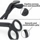 thumbnail image 3 of Candle Wick Trimmer Scissors Scissors Wick Trimmer Scissors Stainless Steel For Scented Candle Lovers Black - 1, 3 of 5