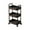 #Black, variant on 4-Tier Plastic Storage Shelf 31.4x15.7x8.6in Unit White Space-Saving Shelving for Kitchen Pantry Bathroom Laundry Closet-Easy Assembly & Waterproof Design