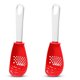 thumbnail image 2 of Cucharas de cocina Cucharas resistentes al calor Triturador de ajo Alimentos Agua Aceite Drenaje de jugo Herramientas de molienda Utensilios de cocina Rojo 2 piezas sidaley HA009224-01, 2 of 6