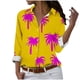 thumbnail image 2 of Fiudx Camisas de Mujer Camisa con Botones de Solapa Estampada Serie Naranja Informal Regular de Manga Larga para Mujer, 2 of 4