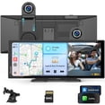 thumbnail image 1 of Carpuride W125A Pantalla Inalámbrica CarPlay de 11.26" con Cámara Frontal 4K, 1 of 8