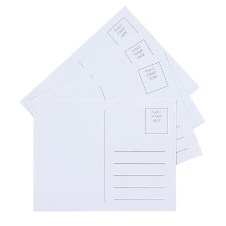 postcards perforated mailer mailing inches total per cards side kraft blank self sheet paper