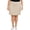 Beige, variant on Womens Plus Stretch Pull On Skort