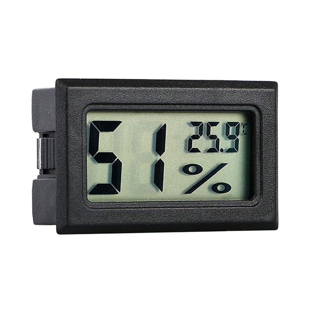 Digital Thermometer Humidity Meter Gauge Room Temperature Indoor LCD Hygrometer