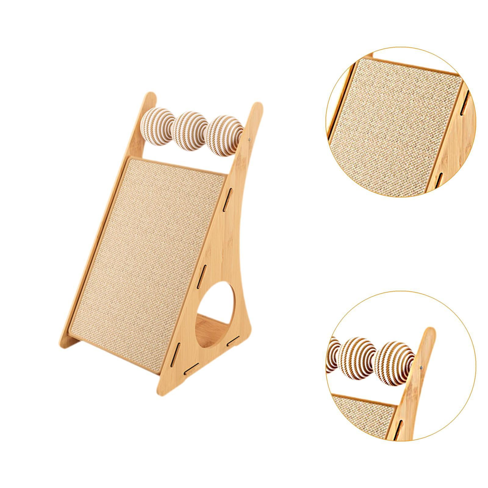 Bothyi Cat Scratching Board Cat Interactive Toy Playing Resting Stylish Grind Claws for Bottom Balls