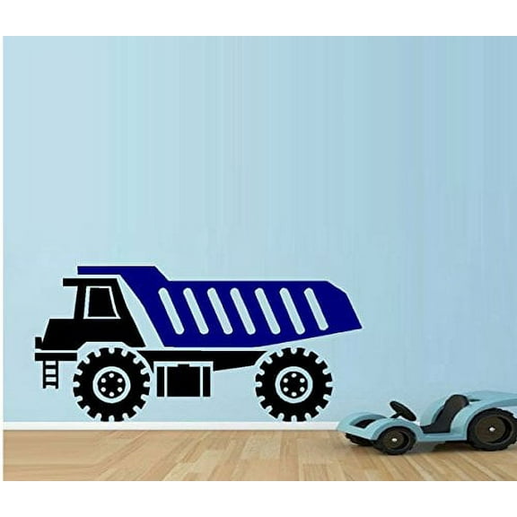 DUMP TRUCK ~ WALL DECAL, HOME DECOR 10" X "21
