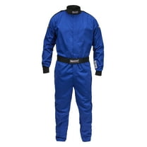 Allstar Performance Racing Suit SFI 3.2A/1 XL, Fire Retardant Cotton Blue Motorcycle Jacket