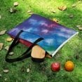 thumbnail image 5 of Colorful Tie Dye Vortex Waterproof Picnic Blanket with Foldable Zipper, Suitable for Outdoor Use, Suitable for Travel, Camping, Beaches, Parks, Grasslands, Picnic Blanket Accessories, 5 of 7