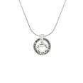 thumbnail image 2 of Delight Jewelry Silvertone You and Me Disc Gymnastics Mom Ring Charm Necklace, 18", 2 of 4